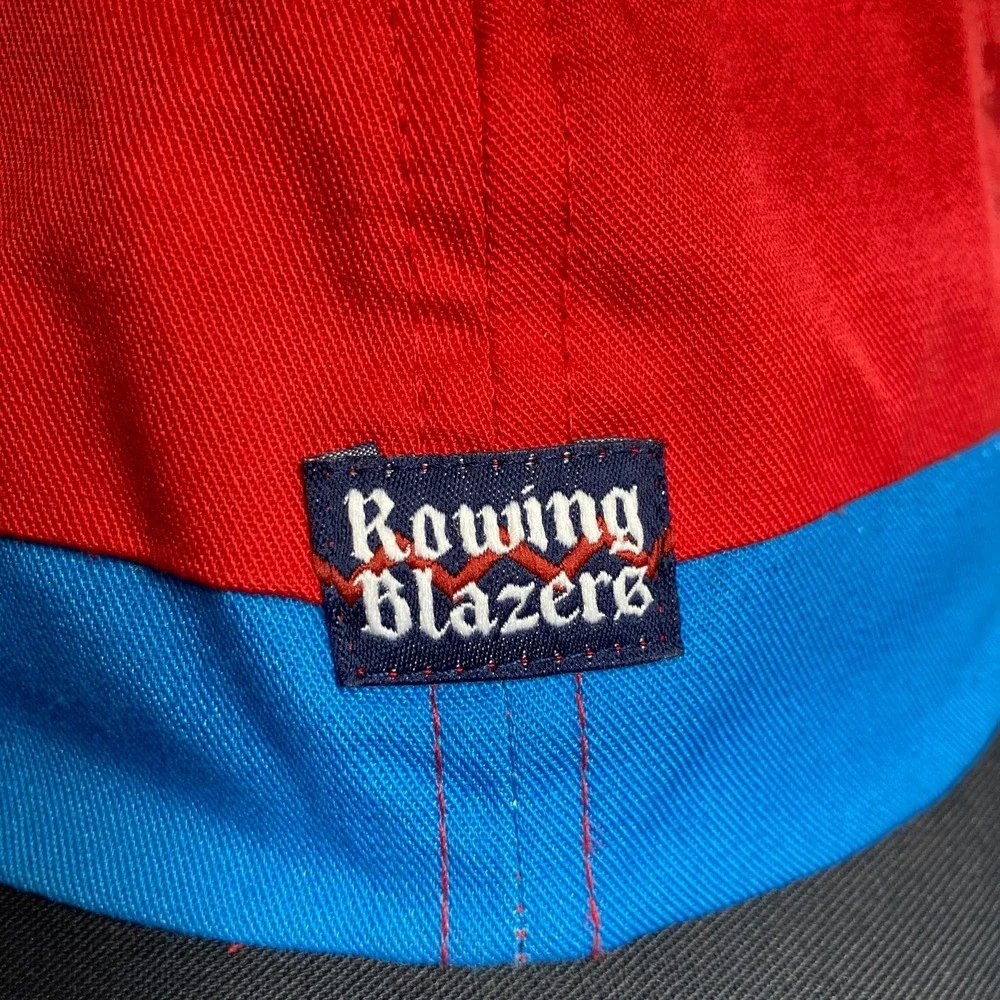 Rowing Blazers New York Hat Cap Adult Blue Red Yellow Rugby Adjustable  FLAW
